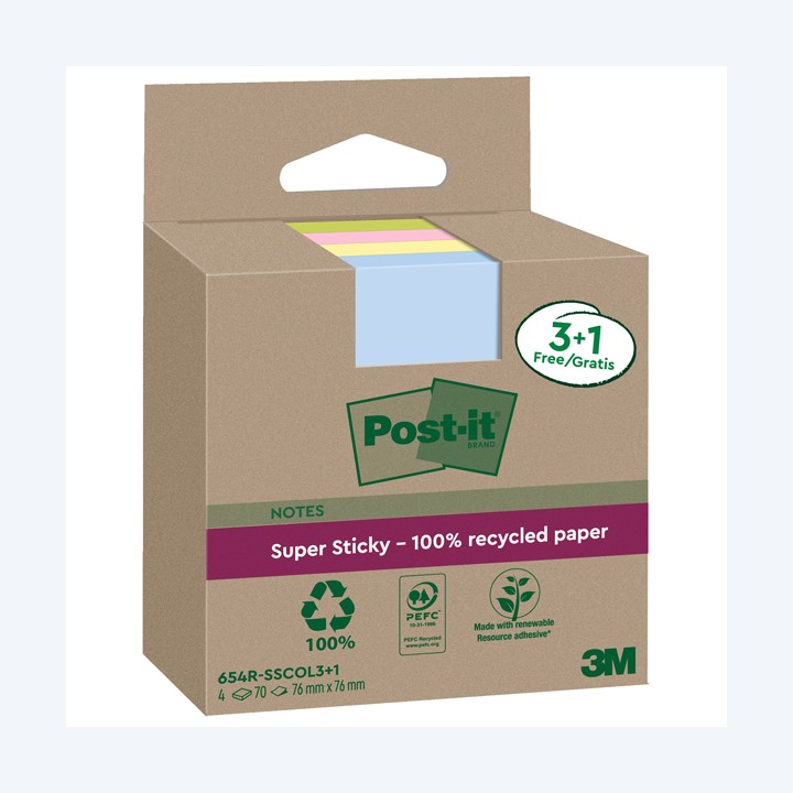 Blocco foglietti Post-it SuperSticky — 101862 | Ecotempo