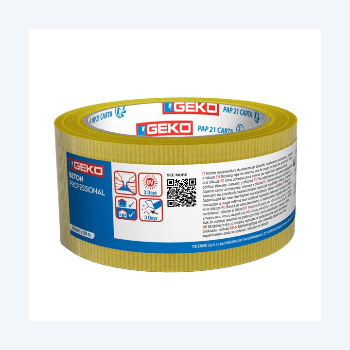 Nastro mascheratura telato BETON per — 102018 | Ecotempo