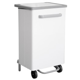 Contenitore a pedale Gastro 90 L bianco Stilcasa | Ecotempo