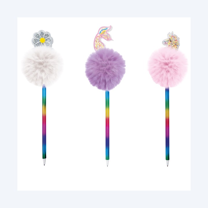 Penne a sfera Bright pompon e paillette — 102272 | Ecotempo