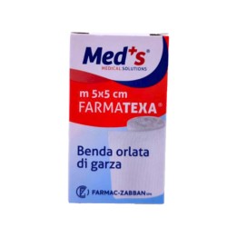 Benda di garza orlata 5 cm x 5 mt Med's conf. 12 pezzi | Ecotempo
