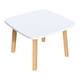 Tavolino attesa Woody bianco Paperflow | Ecotempo