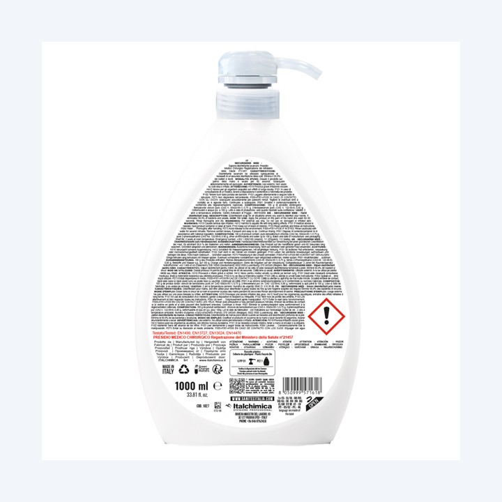 Sapone liquido Securgerm Med PMC dispenser 1 L Sanitec | Ecotempo