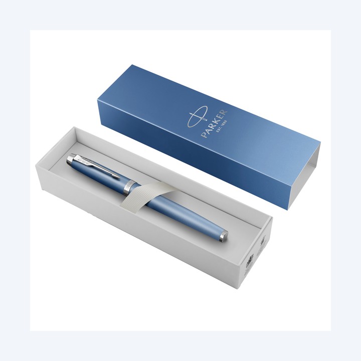 Roller IM Monochrome Rituals Blue punta F blu Parker | Ecotempo