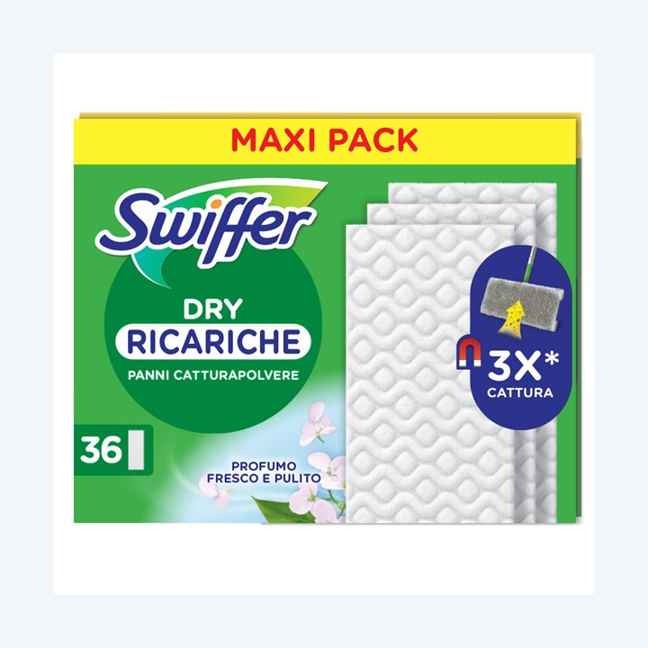 Ricarica Swiffer Dry Swiffer conf. 36 pezzi | Ecotempo