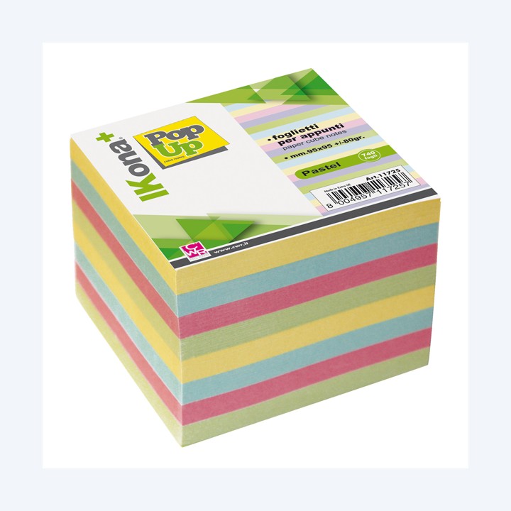Foglietti Cubo collato su un lato — 103113 | Ecotempo