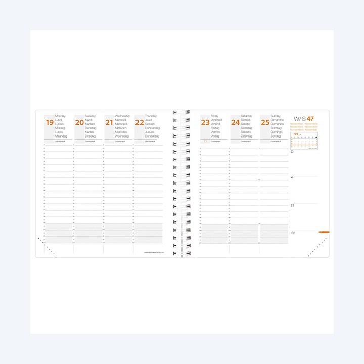 QUOVADIS Agenda settimanale Time&Life — 103408 | Ecotempo