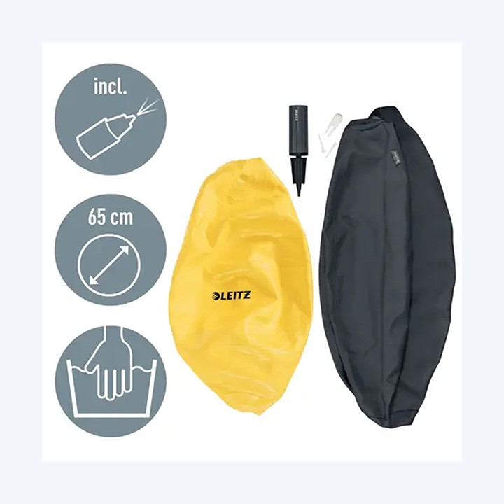 Palla Ergo Cosy da seduta 65 cm grigio Leitz | Ecotempo