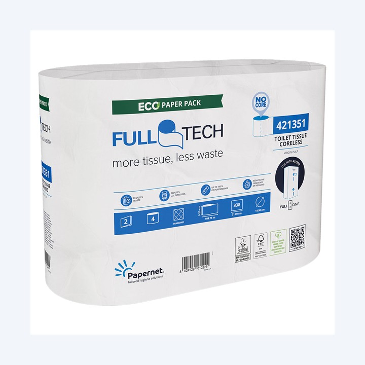 Carta Igienica FullTech senza anima — 103543 | Ecotempo