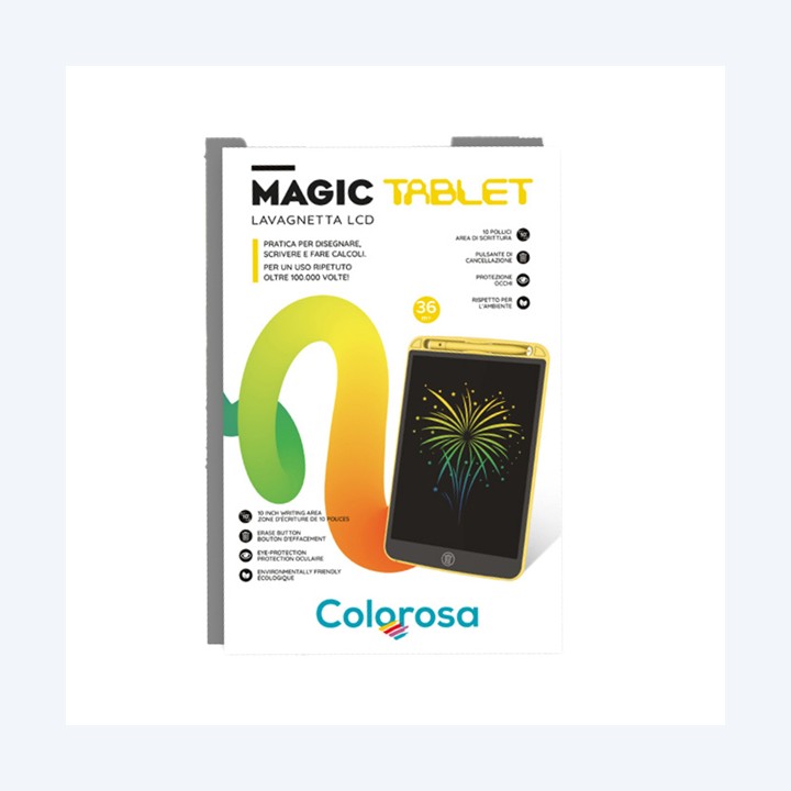 Lavagnetta LCD 10" 16,5 x 0,9 x 24,9 cm — 103552 | Ecotempo