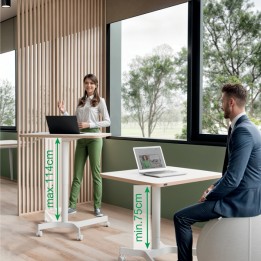 Scrivania Compatta pneumatica Sit-Stand — 103577 | Ecotempo