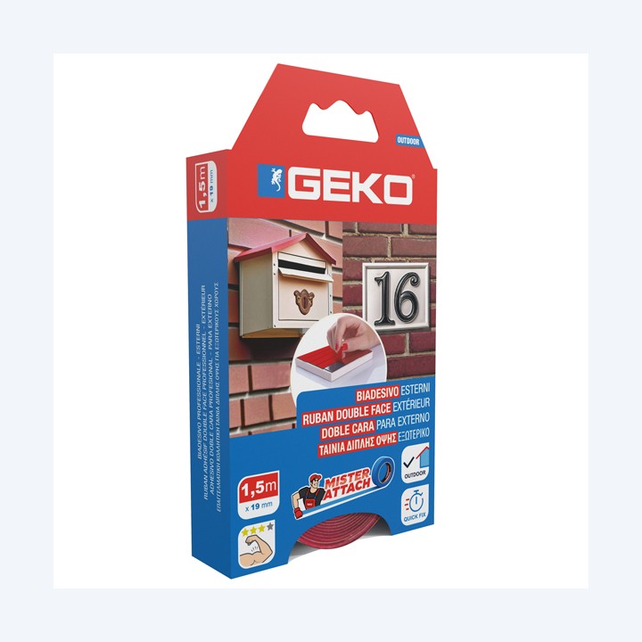 Nastro biadesivo OUTDOOR Mister Attach — 103642 | Ecotempo