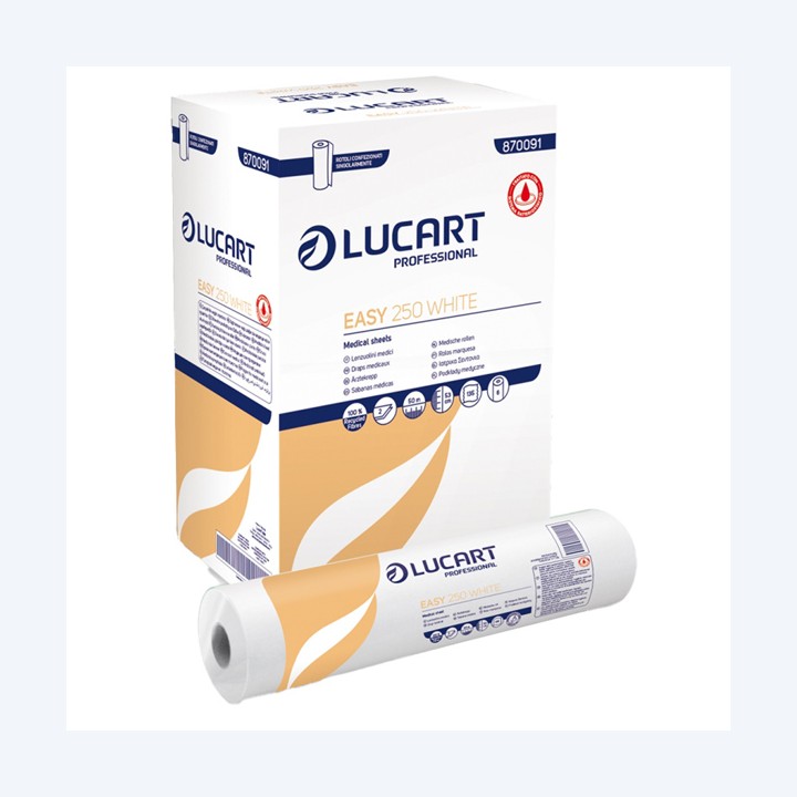 Lenzuolino medico EASY 250 WHITE — 103800 | Ecotempo