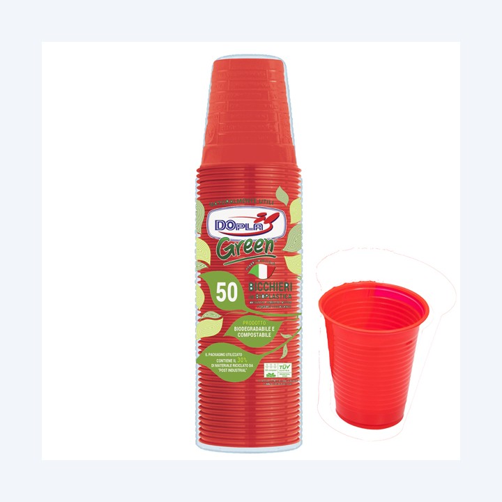 Bicchieri monouso compostabili 200 ml — 103876 | Ecotempo