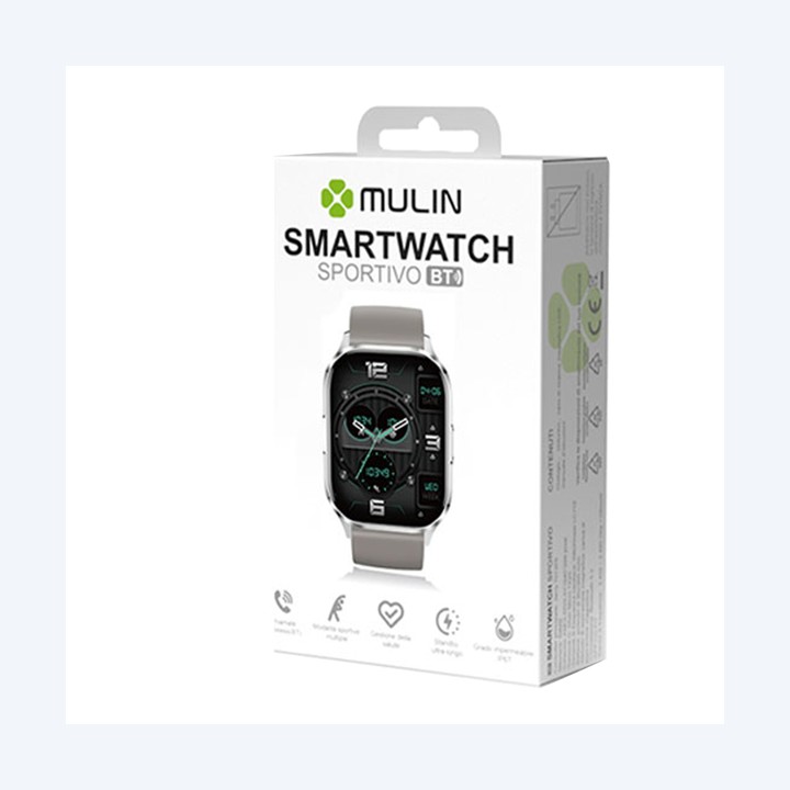 No Brand Smartwatch Display AMOLED HK21 Grigio MU | Ecotempo