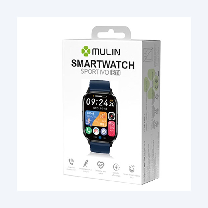 No Brand Smartwatch Display AMOLED HK21 Blu MU | Ecotempo