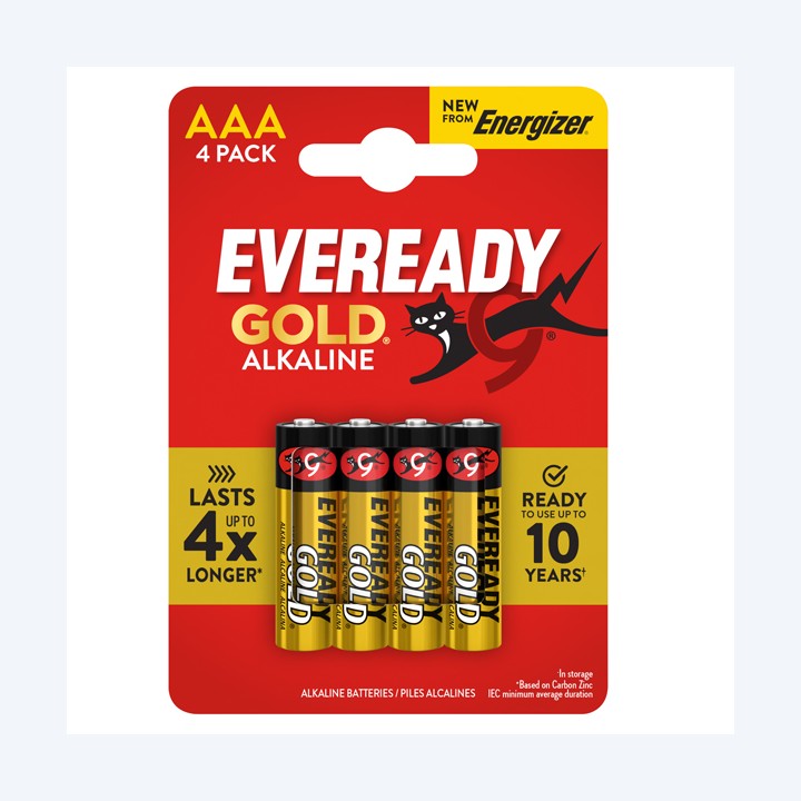 Pila ministilo AAA 1,5V Eveready Gold — 104092 | Ecotempo