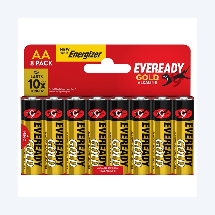 Pila stilo AA 1,5V Eveready Gold — 104097 | Ecotempo