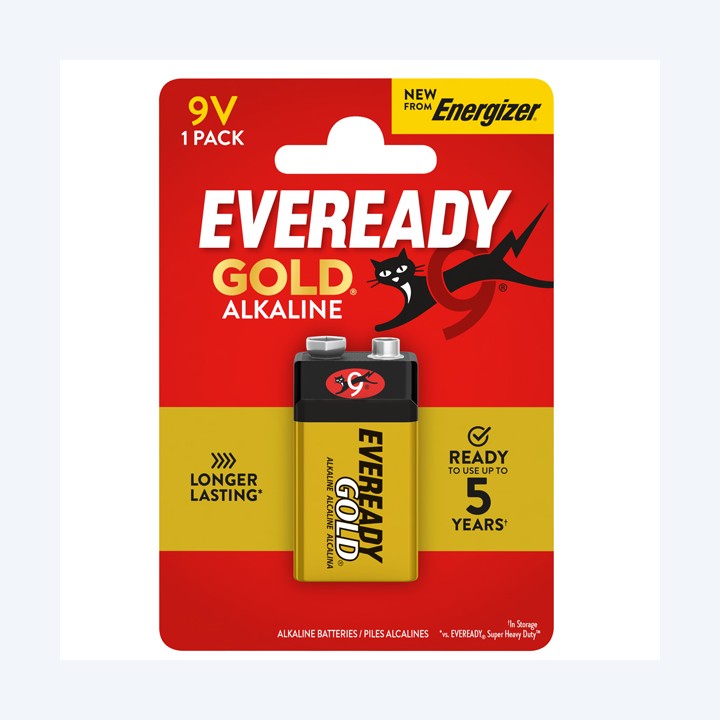 Pila Transistor 9V Eveready Gold — 104098 | Ecotempo