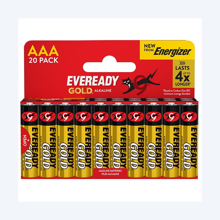 Pila ministilo AAA 1,5V Eveready Gold — 104099 | Ecotempo