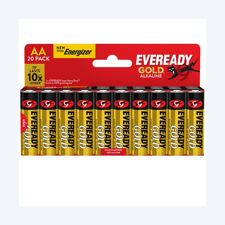Pila stilo AA 1,5V Eveready Gold — 104100 | Ecotempo