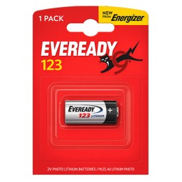 Micropila Eveready CR123 litio Energizer | Ecotempo