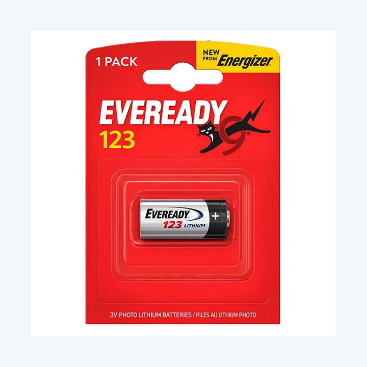 Micropila Eveready CR123 litio Energizer | Ecotempo