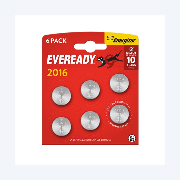 Micropila Eveready Lithium CR2016 3V a — 104106 | Ecotempo