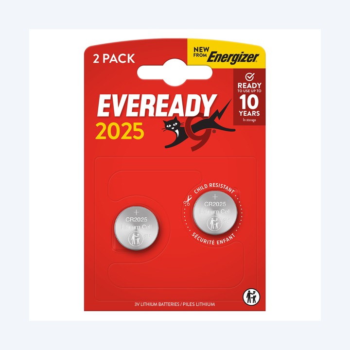 Micropila Eveready Lithium CR2025 3V a — 104107 | Ecotempo
