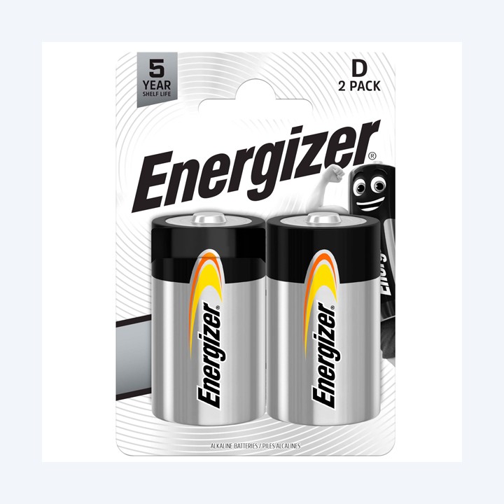 Pila torcia D LR20 Everyday- Energizer blister 2 pezzi | Ecotempo