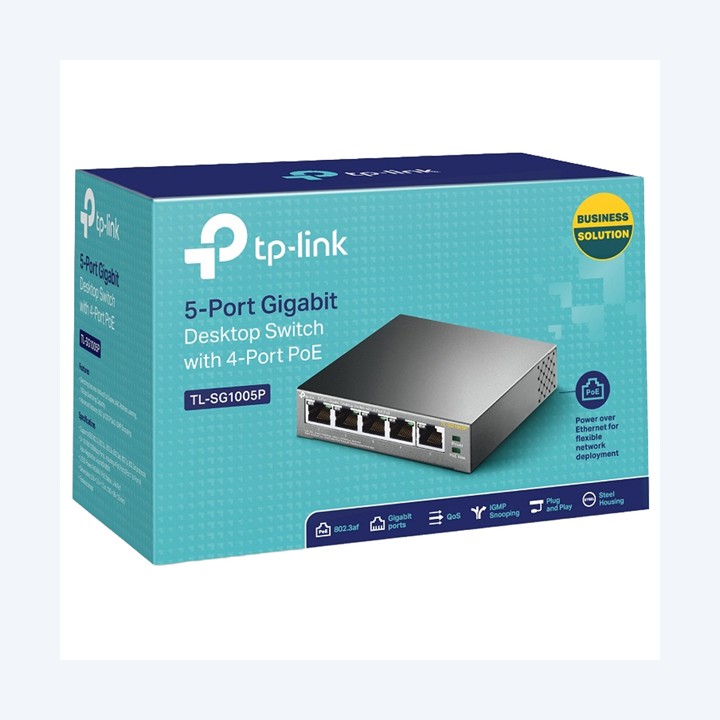 Switch Desktop 5 Porte Gigabit 4 porte PoE Tp-Link | Ecotempo