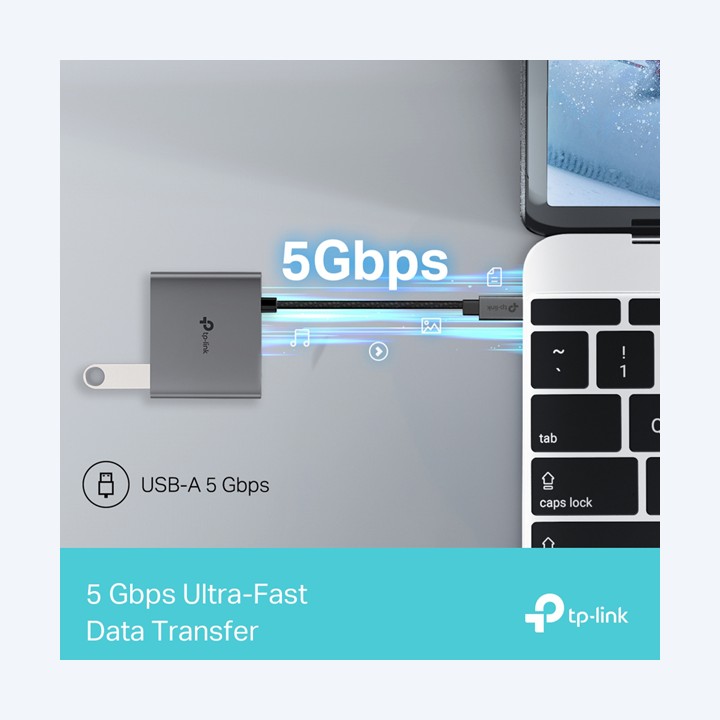 Hub USB Type-C con 3 porte Tp-Link | Ecotempo