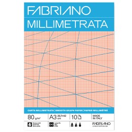 Blocco carta millimetrata A3 29,7 x 42 — 104501 | Ecotempo