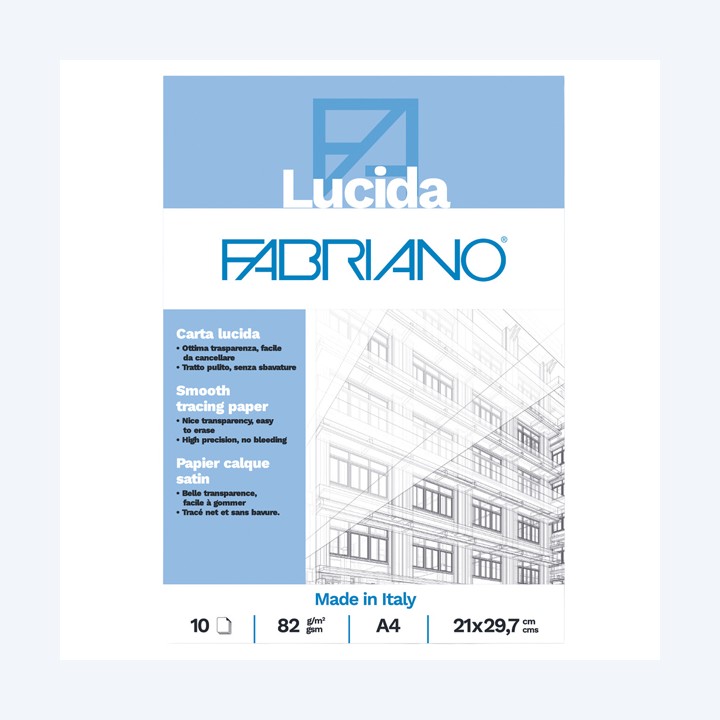 Blocco carta lucida 21 x 29,7 cm A4 10 — 104502 | Ecotempo