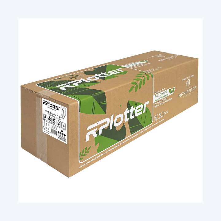 Carta plotter 625mm x 50mt 80 gr — 104644 | Ecotempo