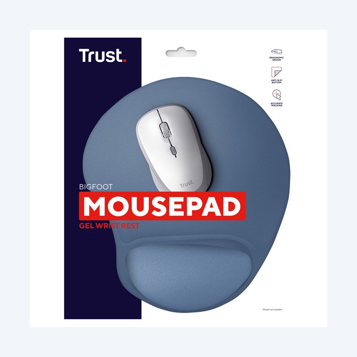 Tappetino mouse BigFoot Blu Trust | Ecotempo