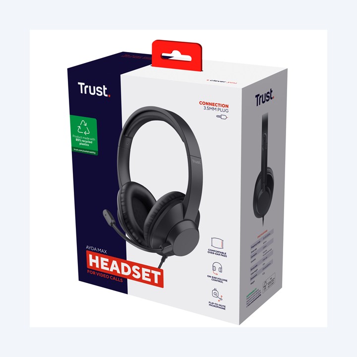 Cuffie Jack 3,5mm AYDA MAX ECO Trust | Ecotempo
