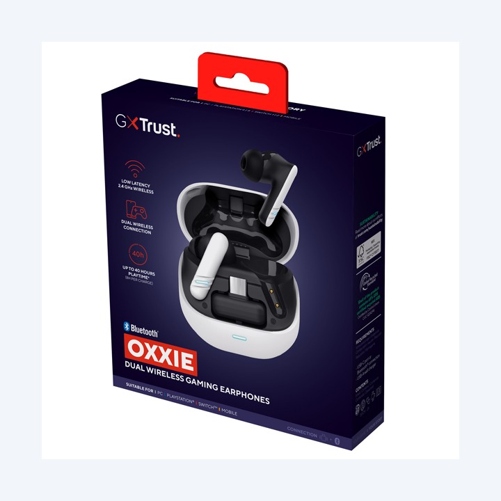 TRUST Auricolari wireless ENC doppio — 104682 | Ecotempo