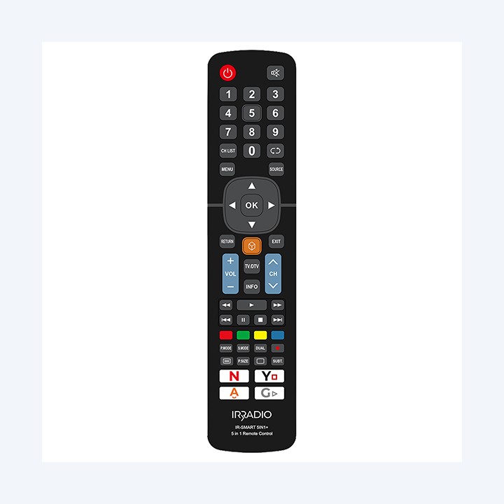Telecomando universale 5 in 1 Superior Irradio | Ecotempo