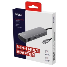 Adattatore multiporta 8 -in-1 Dalyx Trust | Ecotempo