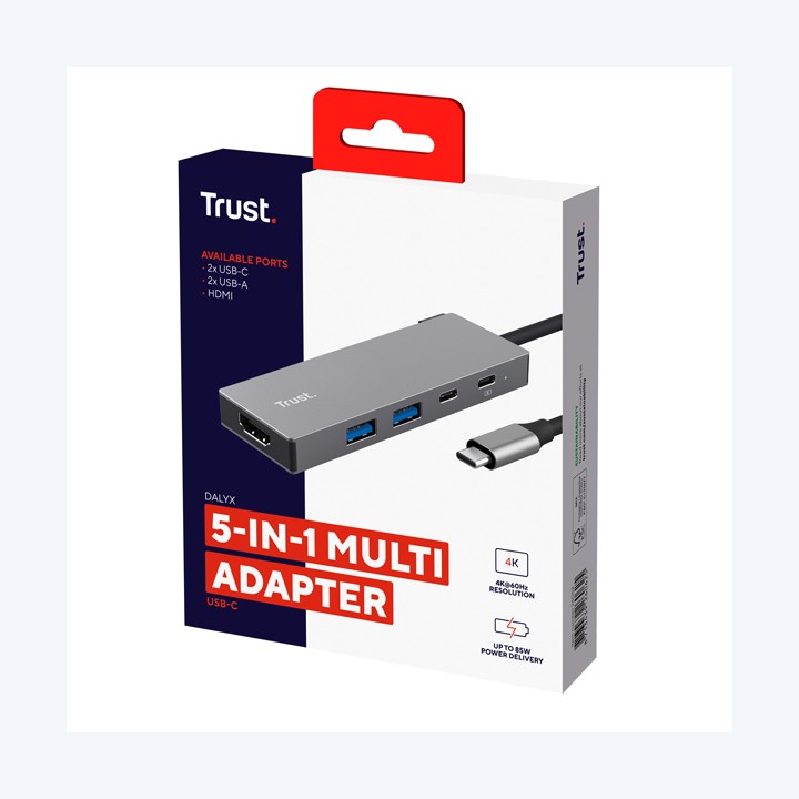 Adattatore multiporta 5-in-1 Dalyx Trust | Ecotempo