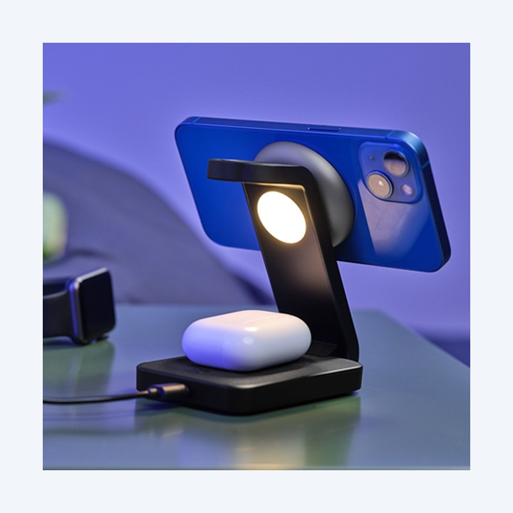 Base di ricarica wireless 3-in-1 per — 104697 | Ecotempo