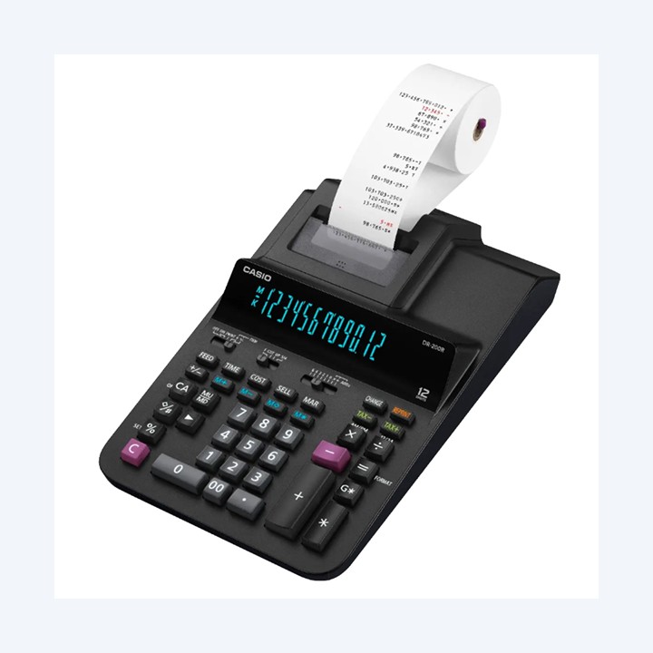 Calcolatrice scrivente DR-200R 12 cifre — 104711 | Ecotempo
