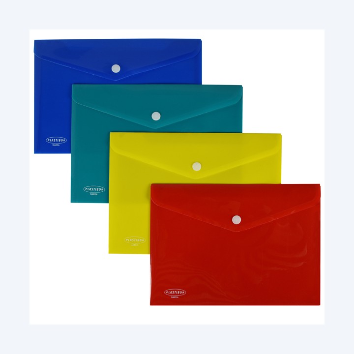 Busta con bottone PP 23,9 x 16,9 cm — 104775 | Ecotempo