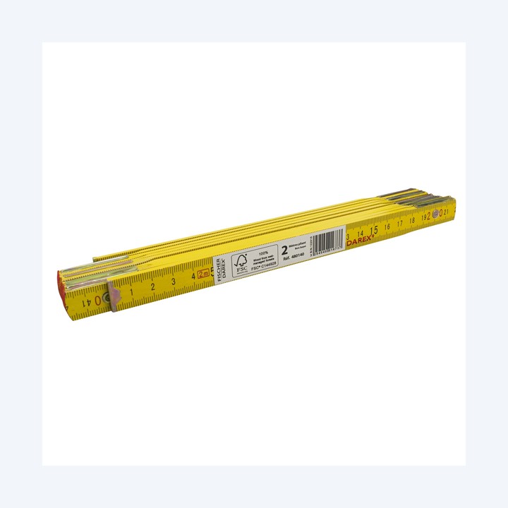 Metro pieghevole 2m legno Fischer Darex | Ecotempo