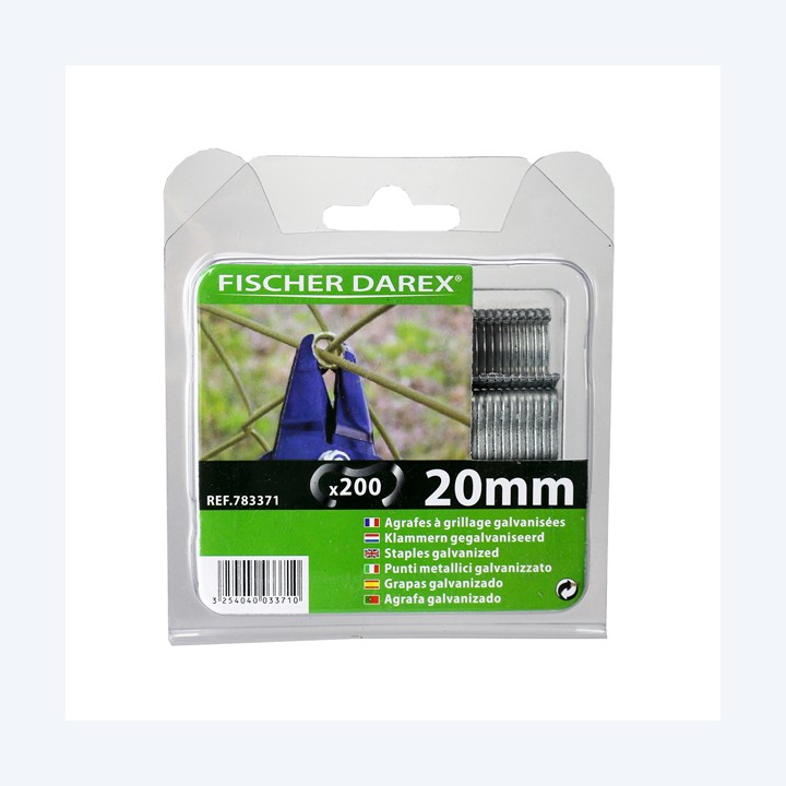 Punti per reti 20 mm Galva Fischer — 104793 | Ecotempo