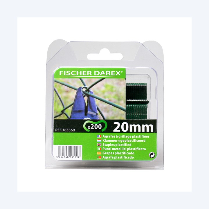 Punti per reti 20 mm verdi Fischer — 104794 | Ecotempo