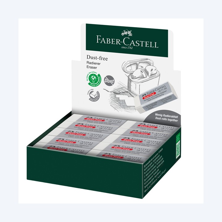 Gomma Dust Free vinile Faber-Castell | Ecotempo