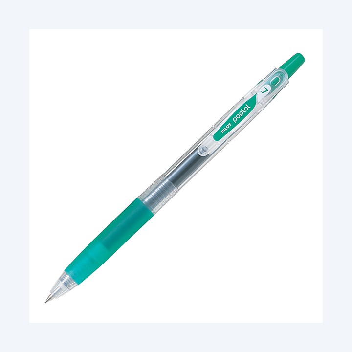 Roller gel a scatto Pop'lol punta 0,7mm verde Pilot | Ecotempo
