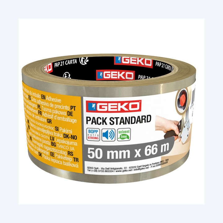 Nastro adesivo 5 cm x 66 m PLP standard — 104901 | Ecotempo